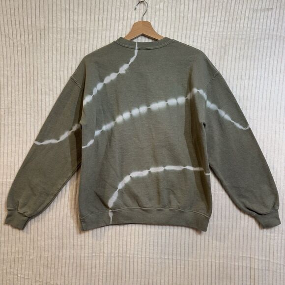 Disneyland Disney Mickey Mouse Sage Green Tie Dye Sweatshirt Unisex M - Picture 3 of 10